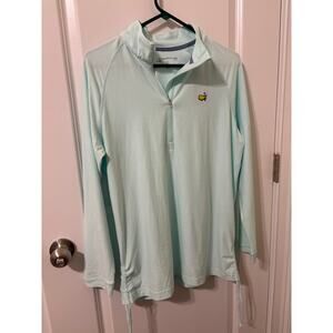 NWT Magnolia Lane Tech Master’s Aqua quarter zip Sz L